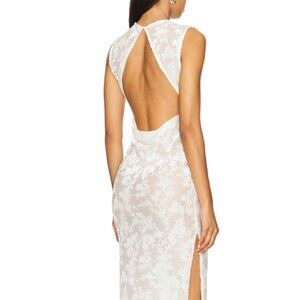 White Sheer Maxi Dress